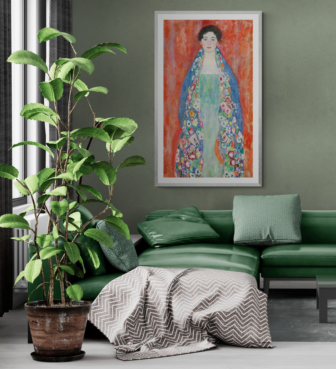 Klimt 'Fräulein Lieser' Art Print: Vintage Portrait Reproduction FOSHE ART