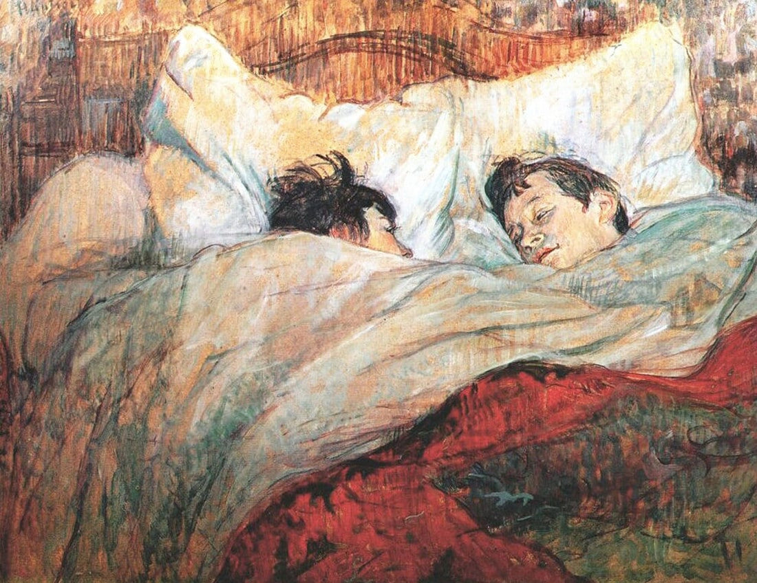 Toulouse-Lautrec 'The Bed' Giclée Art Print – Bohemian Home Decor FOSHE ART