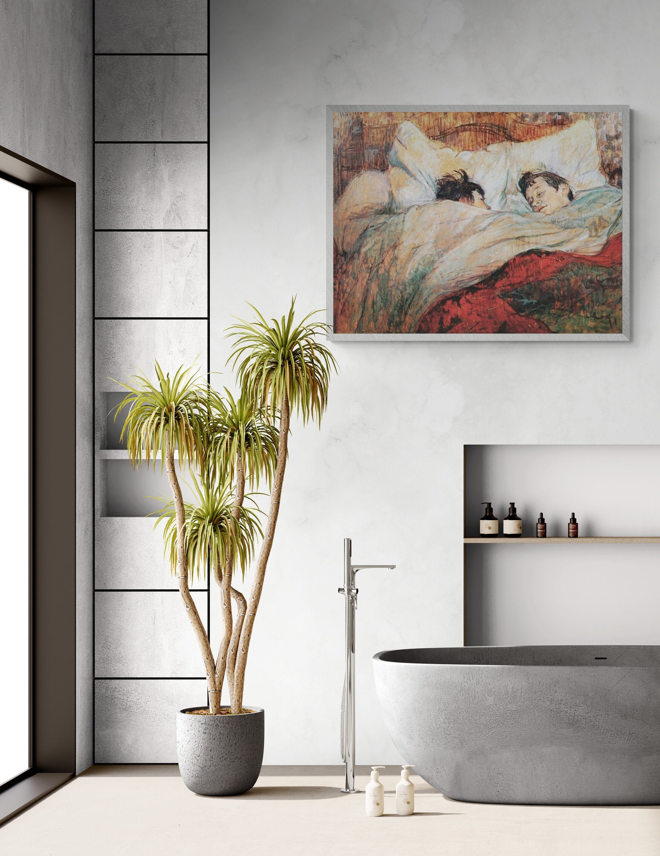 Toulouse-Lautrec 'The Bed' Giclée Art Print – Bohemian Home Decor FOSHE ART