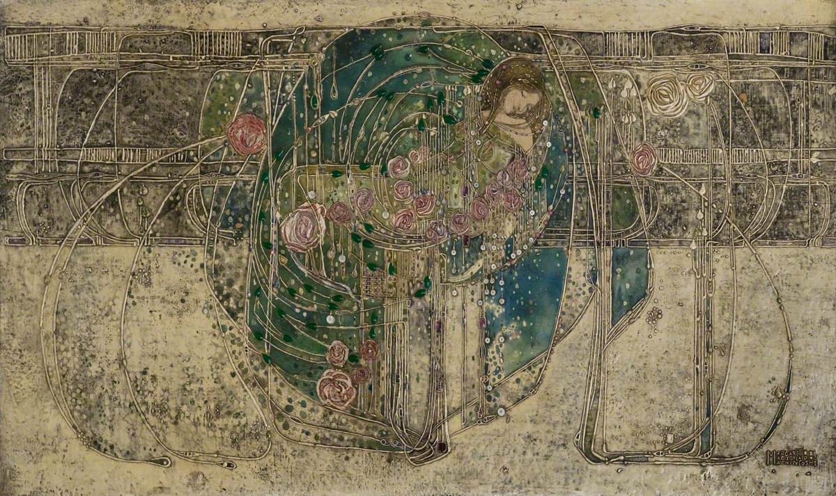Sleeping Princess Art Print by Margaret Macdonald Mackintosh: Giclee Canvas or HQ Poster FOSHE ART