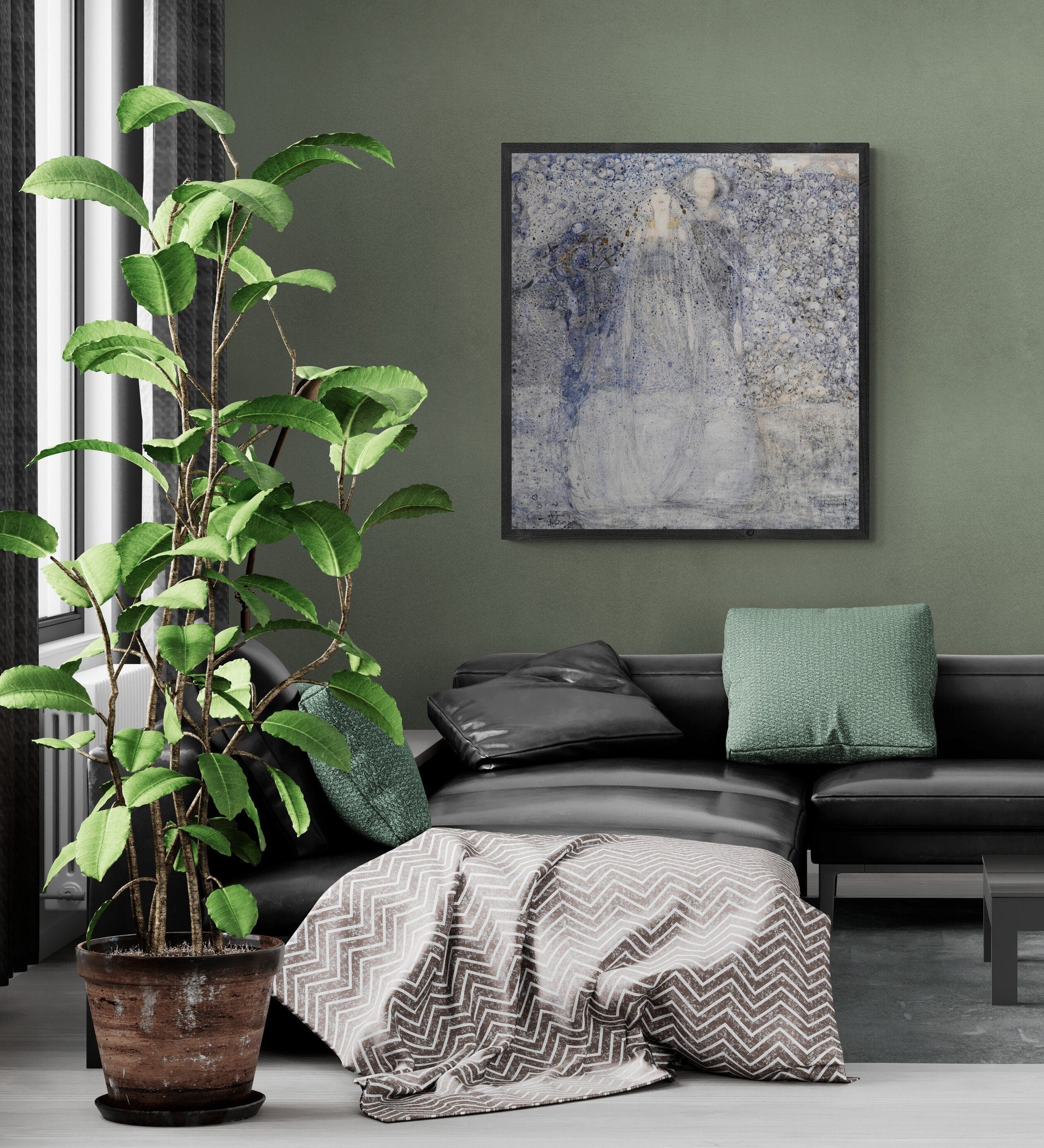 The Silver Apples of the Moon by Margaret MacDonald Museum-Quality Art Print on Canvas and Paper or 3D texture Canvas Art with brush strokes FOSHE ART