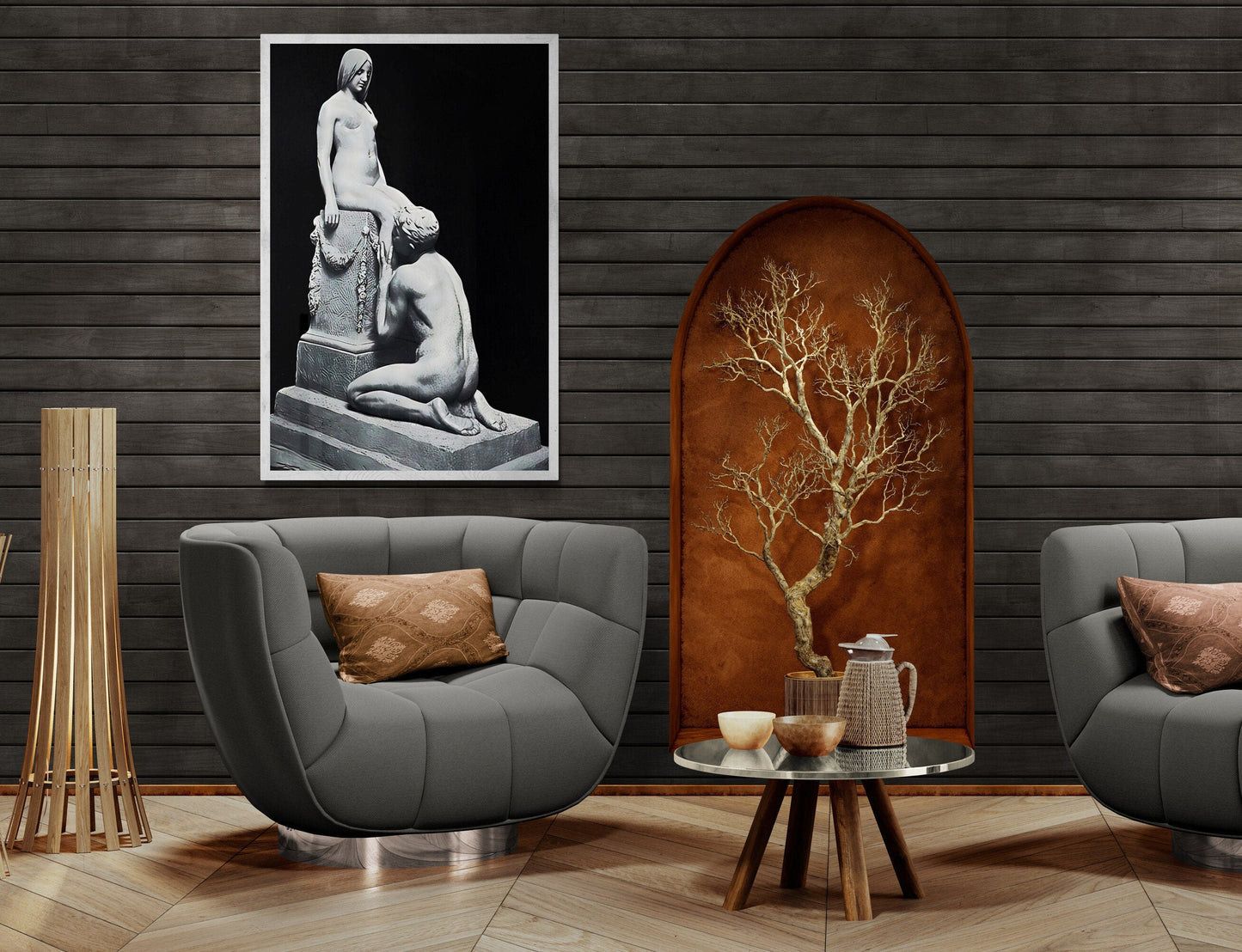 Eternal Devotion: Stephan Sinding Adoration, Giclée Art Print, museum quality paper/art canvas, 3D printed with texture and brush strokes FOSHE ART