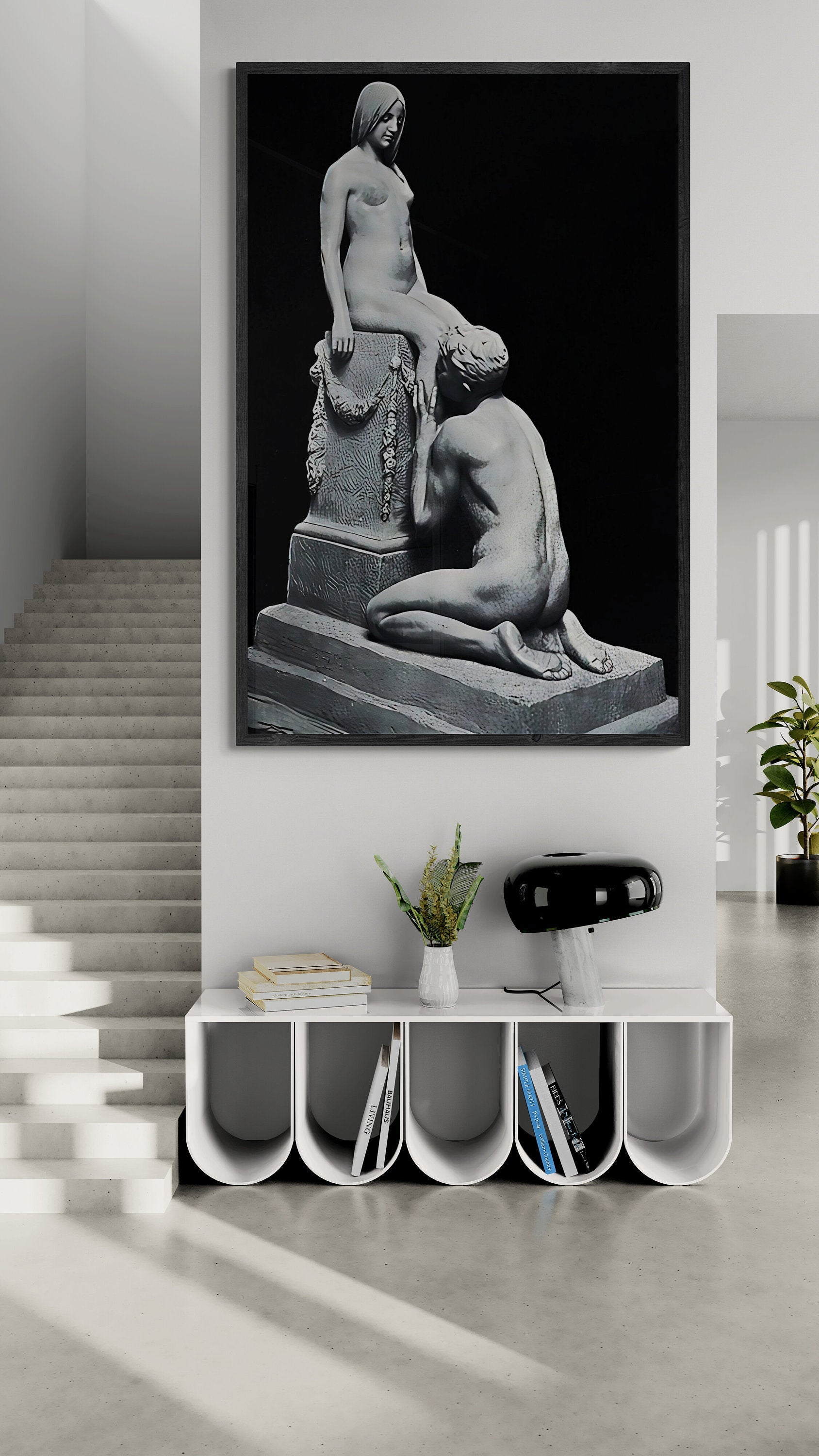 Eternal Devotion: Stephan Sinding Adoration, Giclée Art Print, museum quality paper/art canvas, 3D printed with texture and brush strokes FOSHE ART