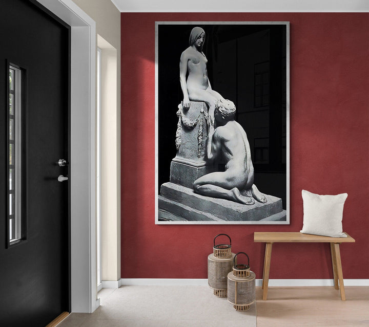 Eternal Devotion: Stephan Sinding Adoration, Giclée Art Print, museum quality paper/art canvas, 3D printed with texture and brush strokes FOSHE ART