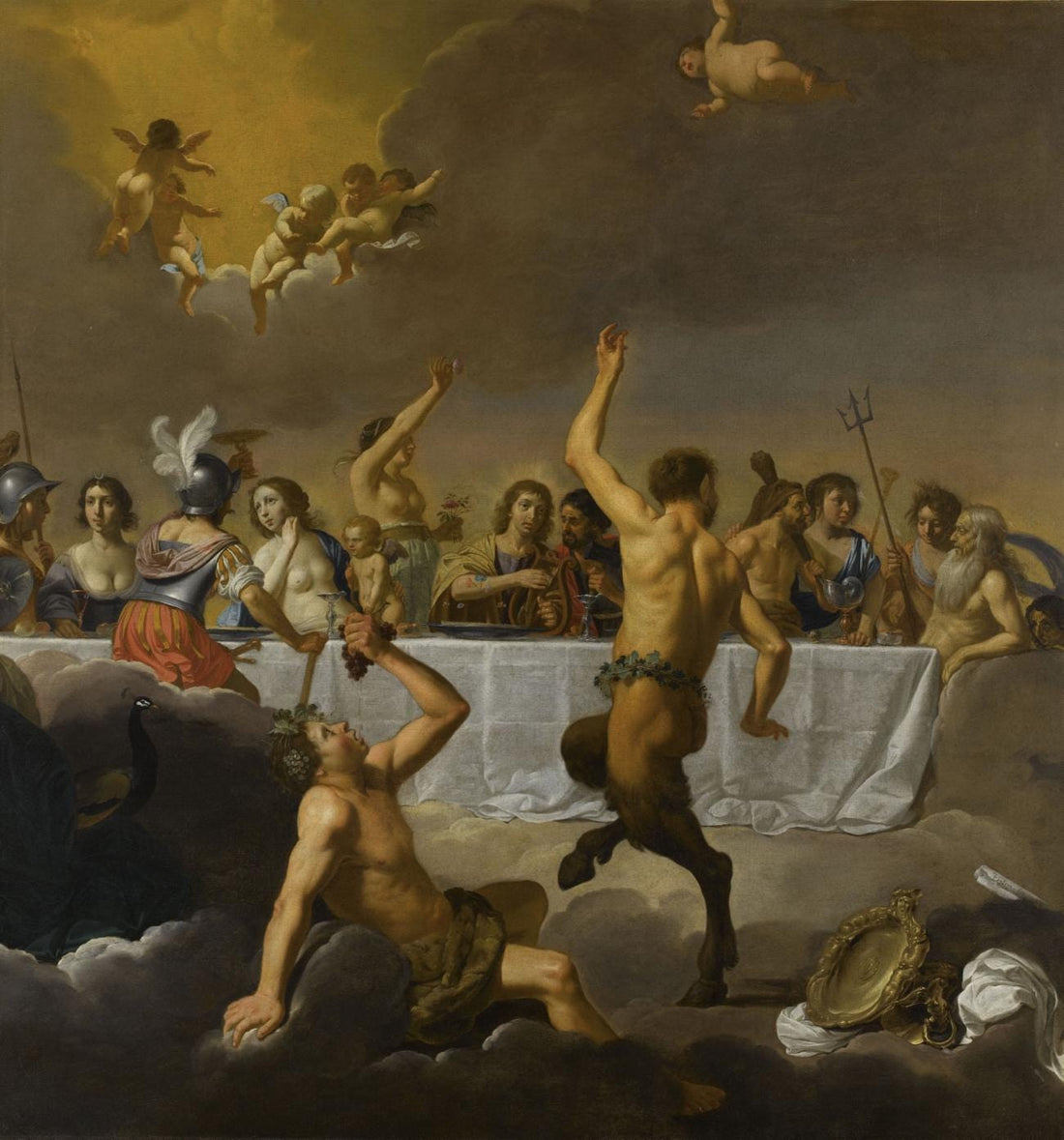 Jan van Bijlert "Le Festin des Dieux" Fine Art Print FOSHE ART