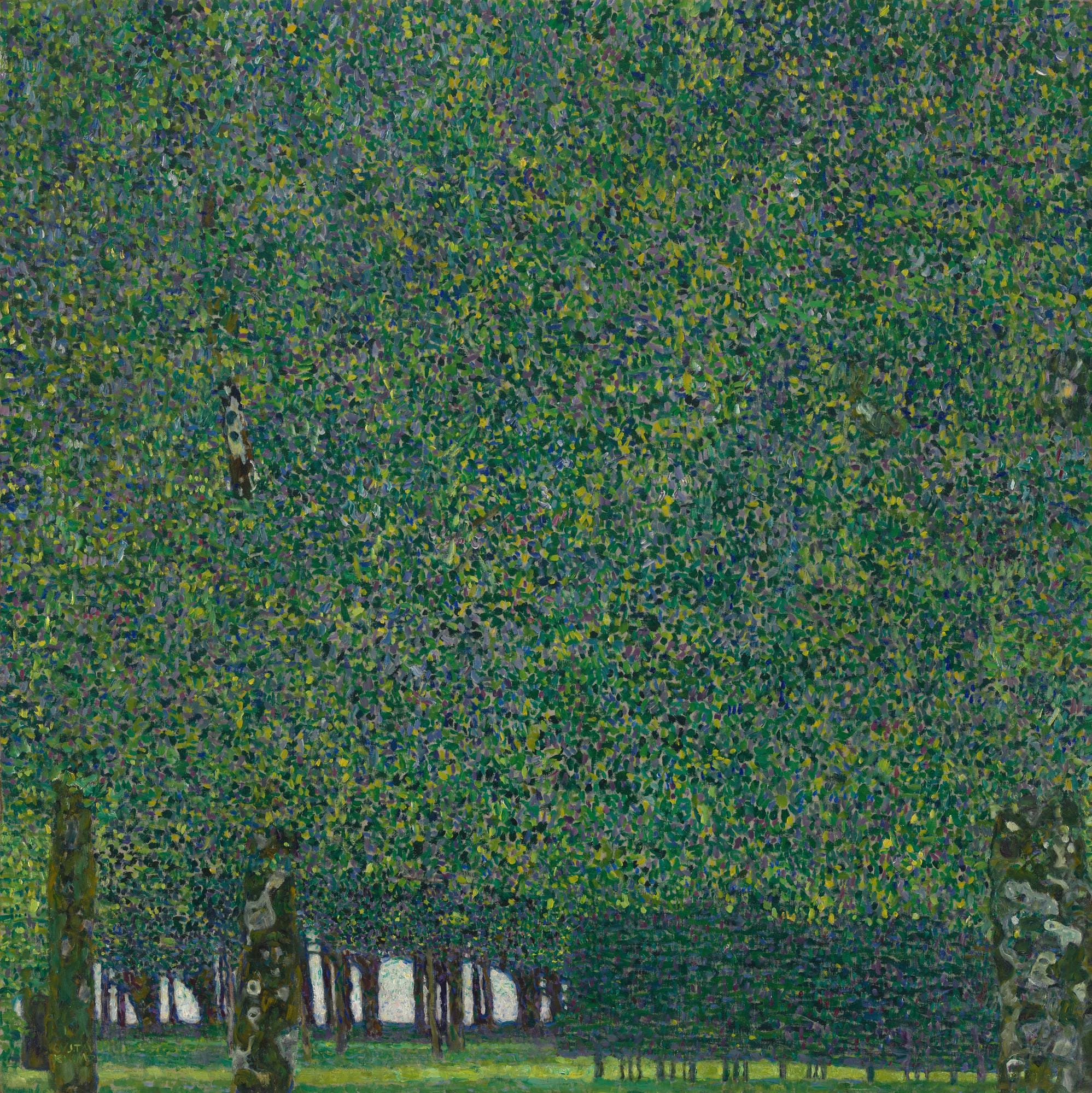 Gustav Klimt 'The Park' Giclee Print, Canvas or Art Paper FOSHE ART
