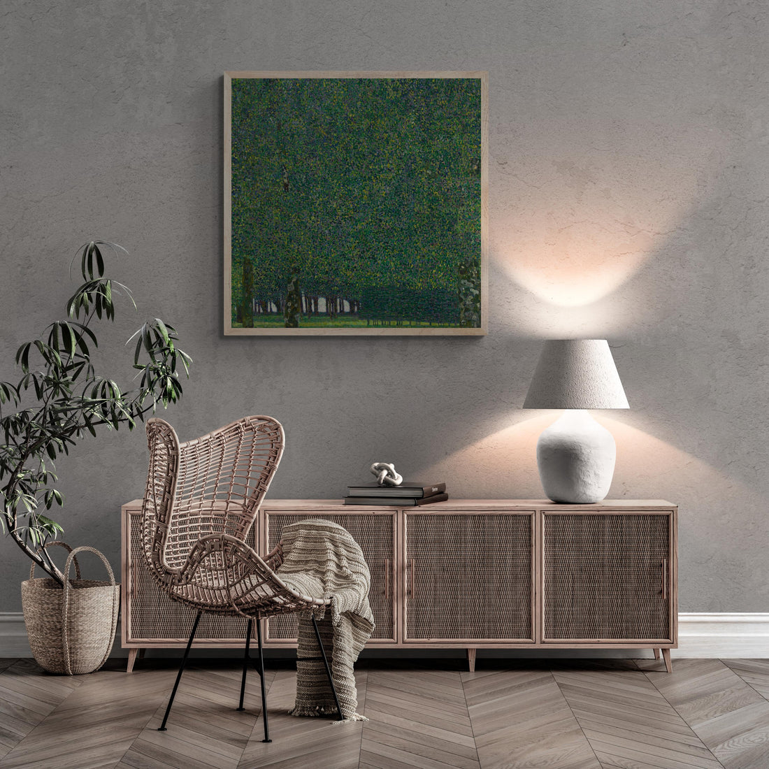 Gustav Klimt 'The Park' Giclee Print, Canvas or Art Paper FOSHE ART