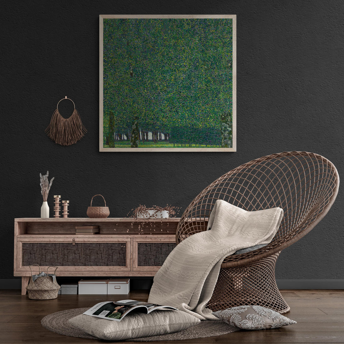 Gustav Klimt "The Park" Giclee Art Print, Premium reproduction on Canvas and Art Paper