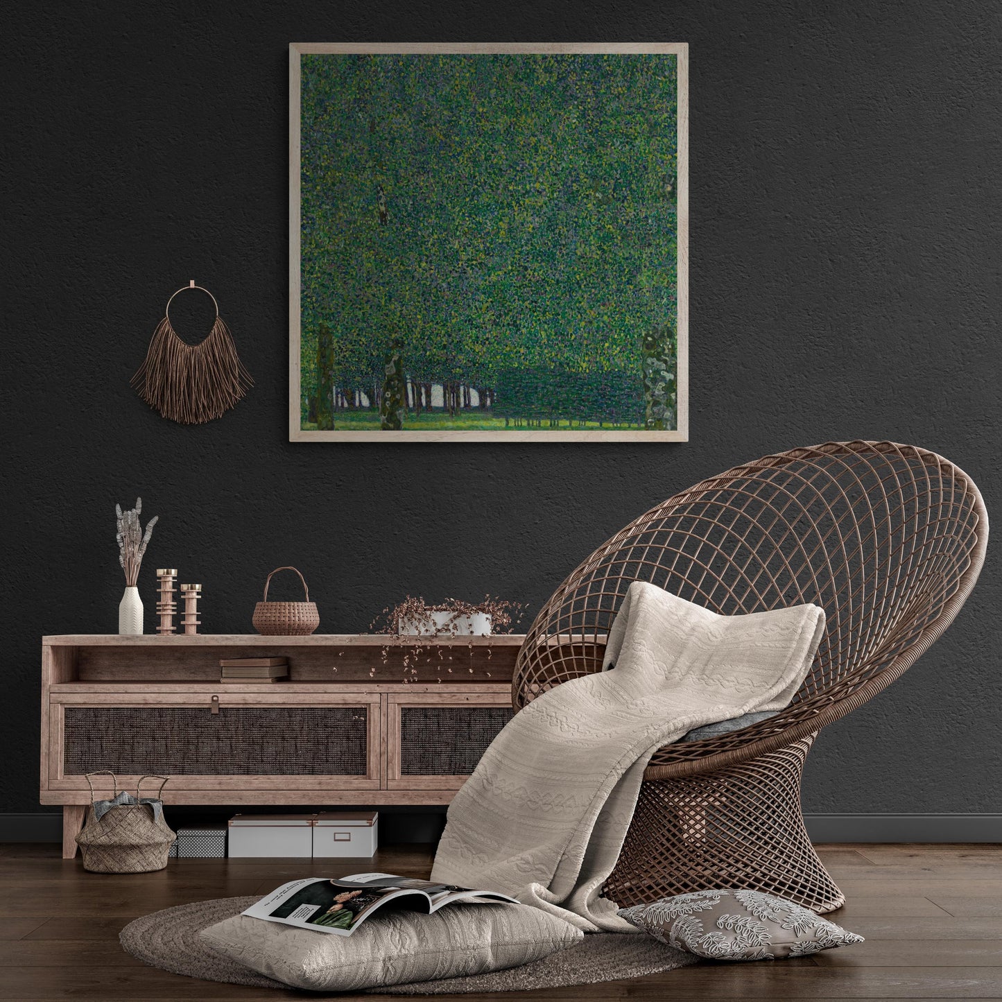 Gustav Klimt "The Park" Giclee Art Print, Premium reproduction on Canvas and Art Paper