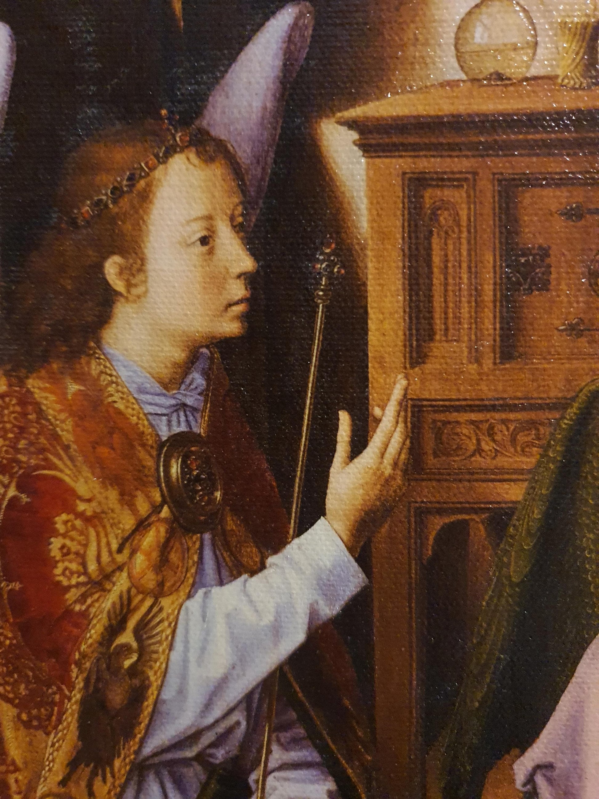 Hans Memling: Annunciation | Premium Reproduction Art Print on Canvas & Paper | Timeless Renaissance Masterpiece for Elegant Décor FOSHE ART