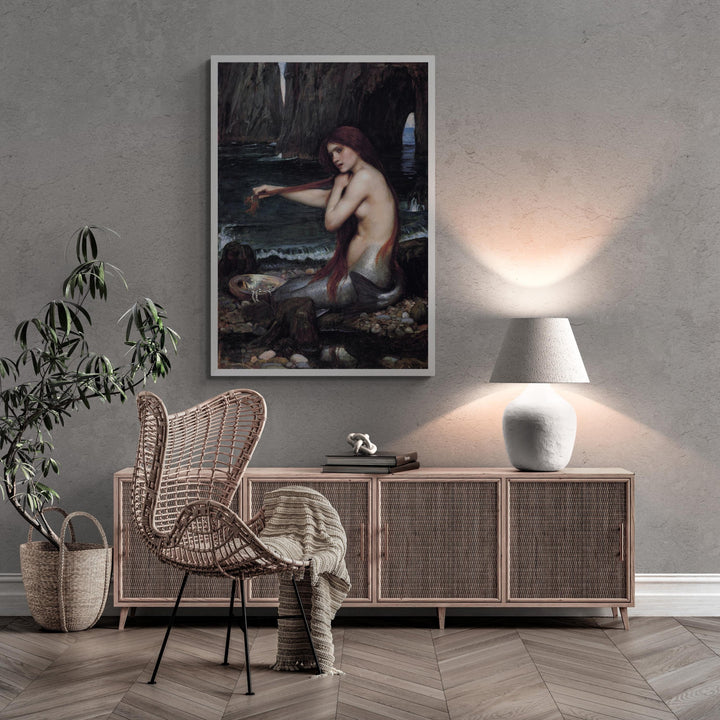 The Mermaid by Waterhouse | Giclée Art Print, Museum Quality FOSHE ART