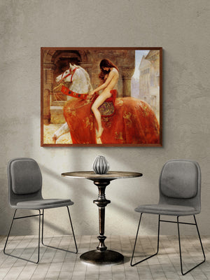 Lady Godiva by John Collier - Premium Reproduction Art Print on Canvas & Art Paper or 3D printed with texture and brush strokes