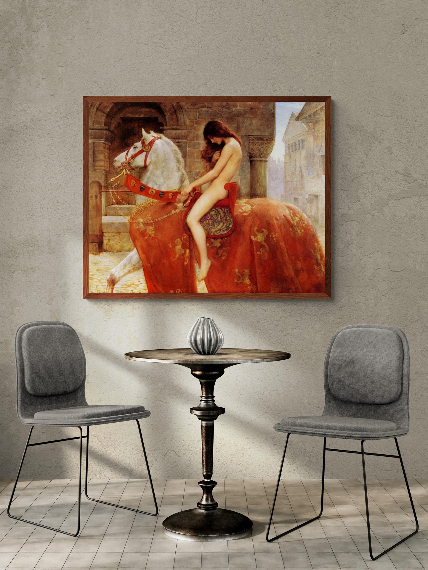 Lady Godiva Art Print by John Collier: Giclee Canvas or Paper FOSHE ART
