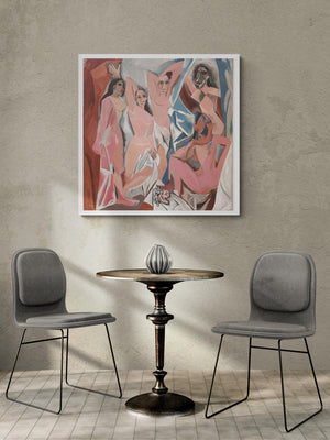 Les Demoiselles d’Avignon” by Pablo Picasso - Premium Reproduction Art Print on Canvas, Art Paper or 3D Texture Gel print on canvas