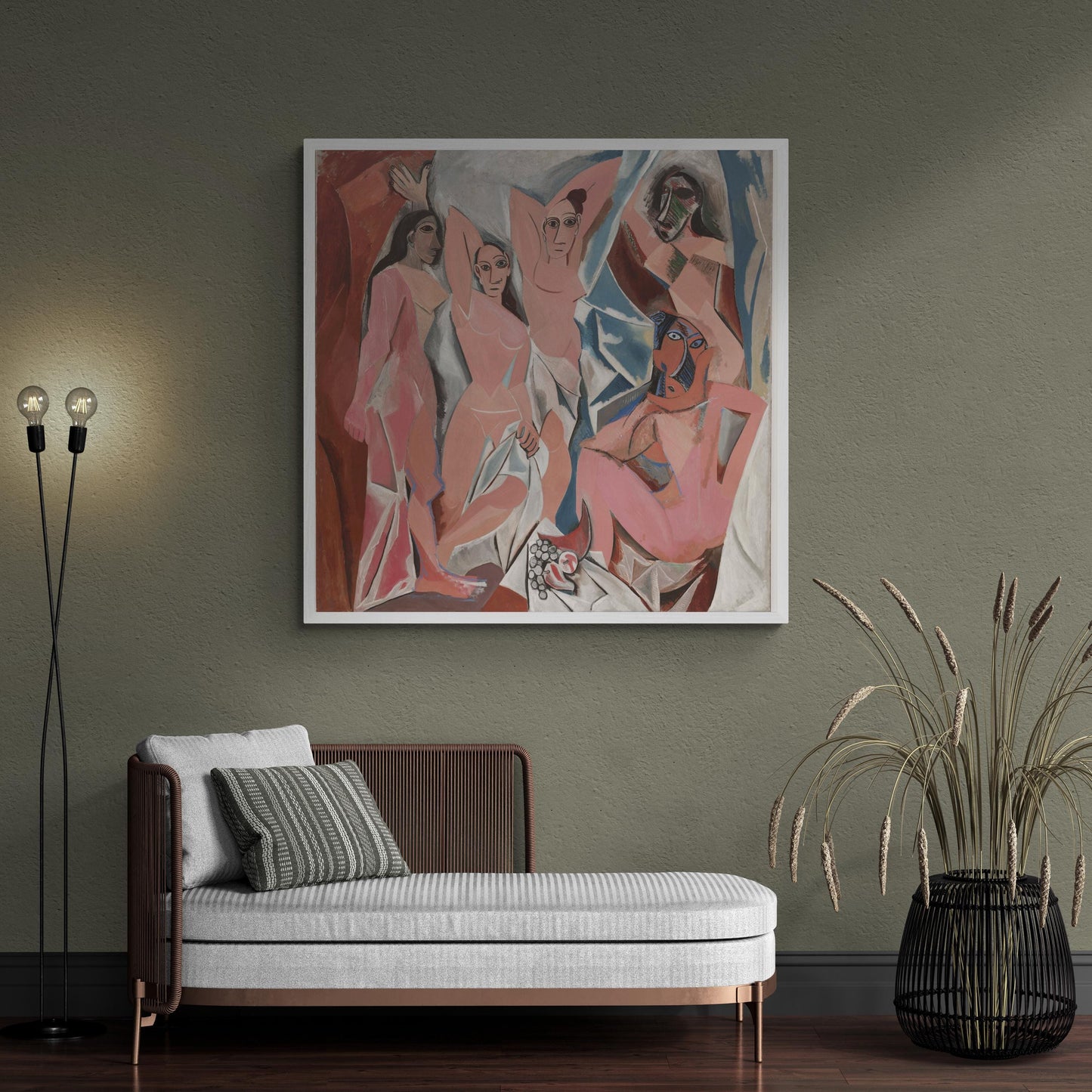 Les Demoiselles d’Avignon” by Pablo Picasso - Premium Reproduction Art Print on Canvas, Art Paper or 3D Texture Gel print on canvas