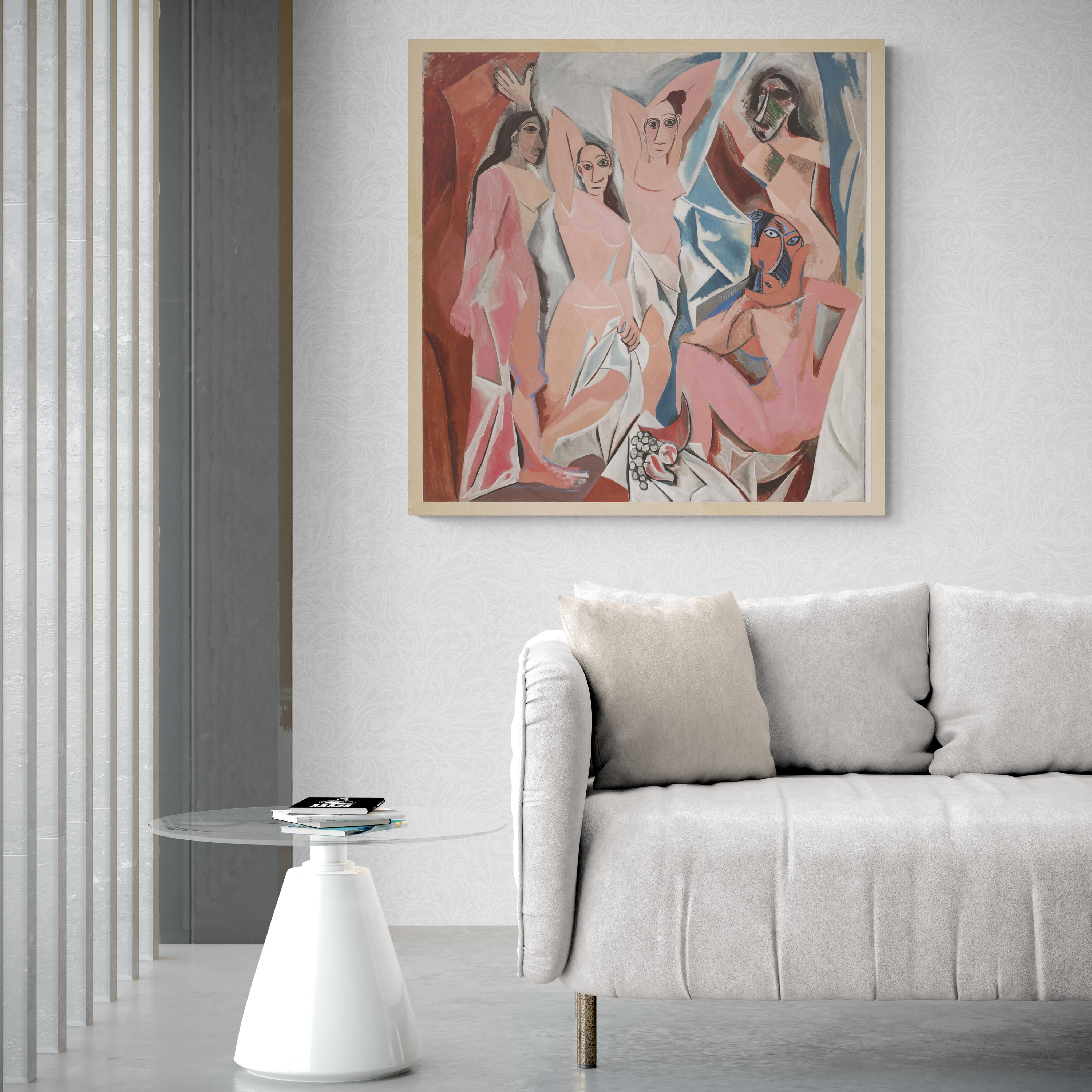 Les Demoiselles d’Avignon” by Pablo Picasso - Premium Reproduction Art Print on Canvas, Art Paper or 3D Texture Gel print on canvas