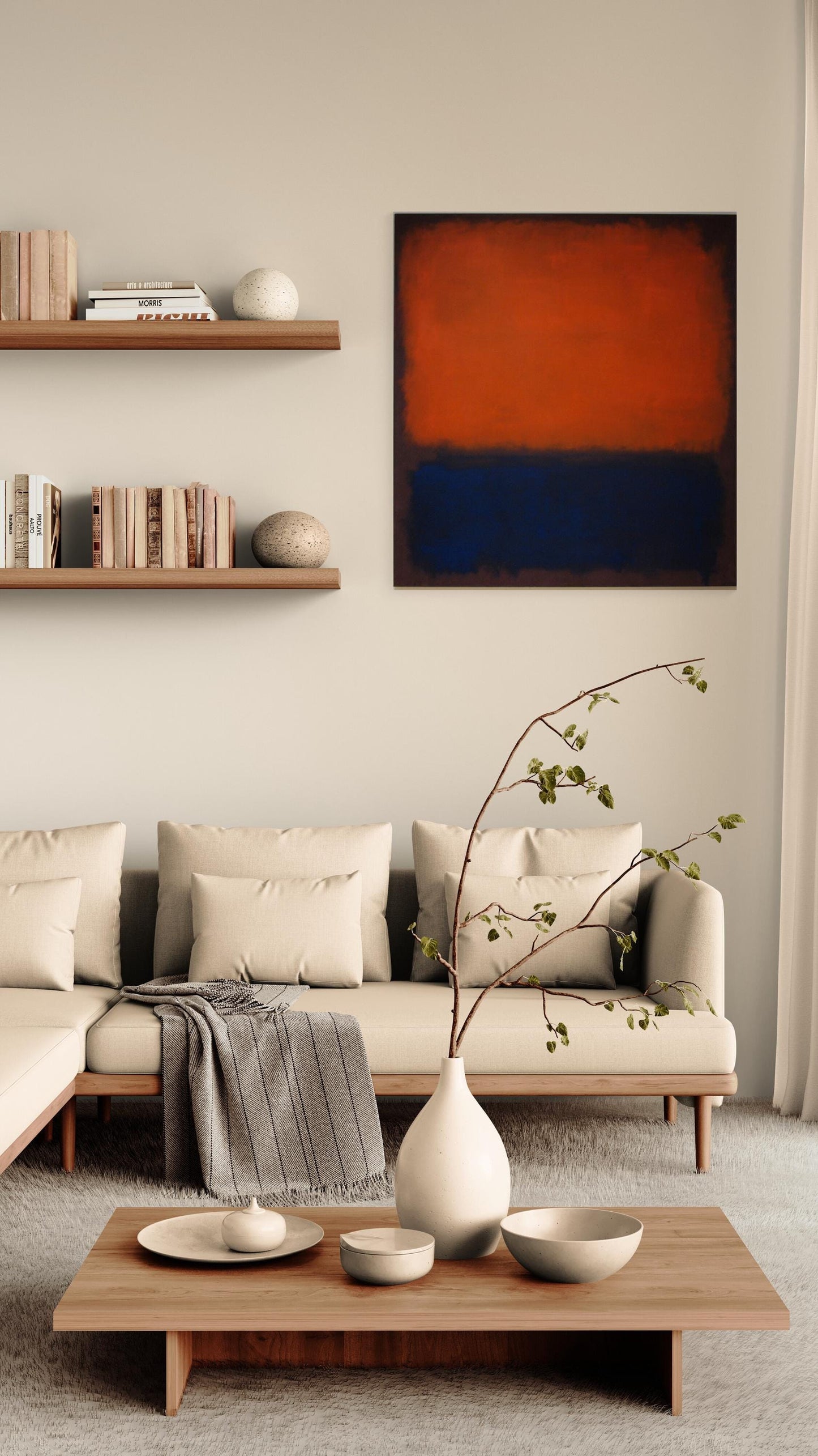 Abstract Elegance: Premium Mark Rothko No. 14  Print on Art paper or canvas