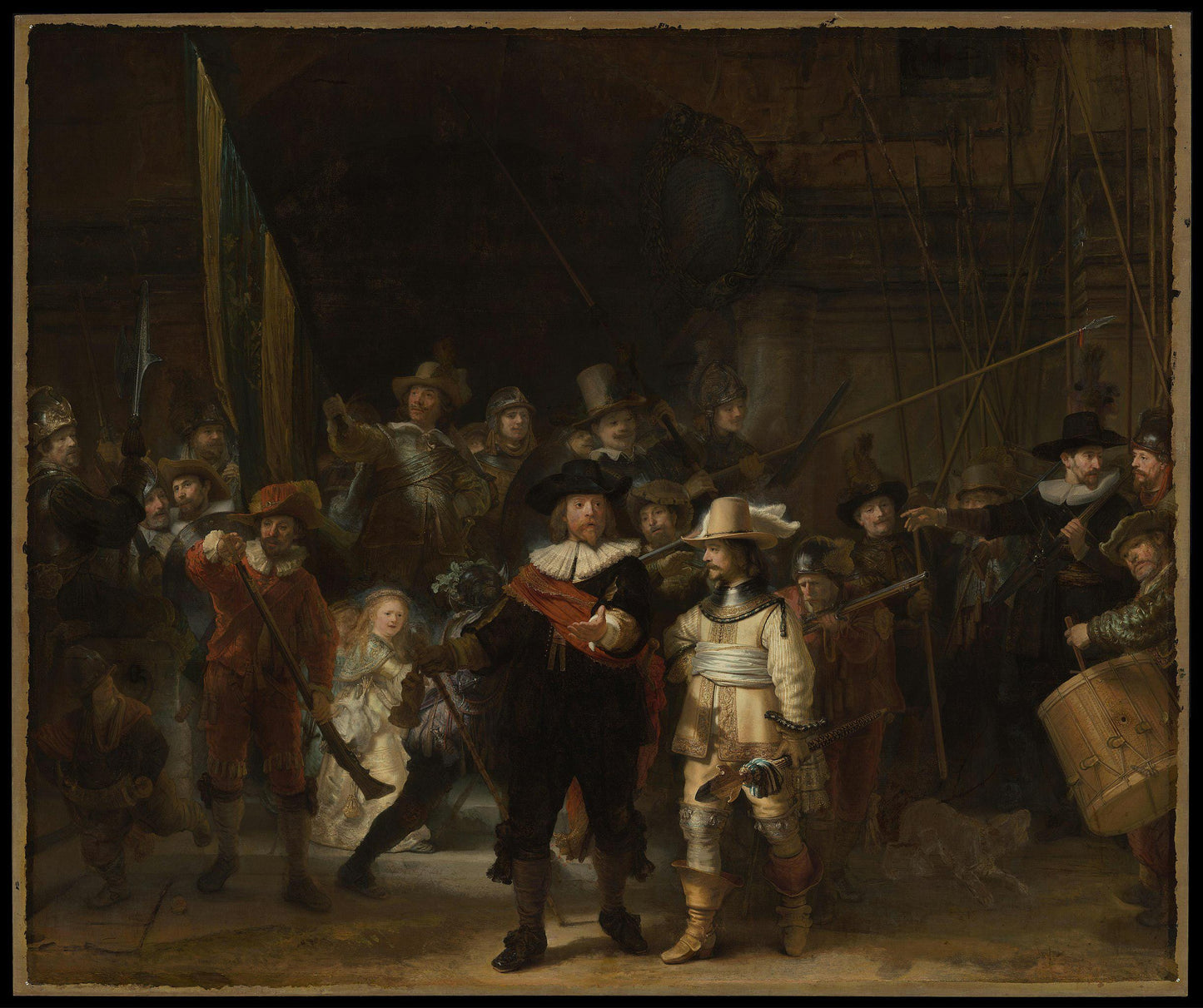 The Night Watch by Rembrandt - Premium Reproduction Art Print on Canvas & Art Paper or 3D texture Canvas Art