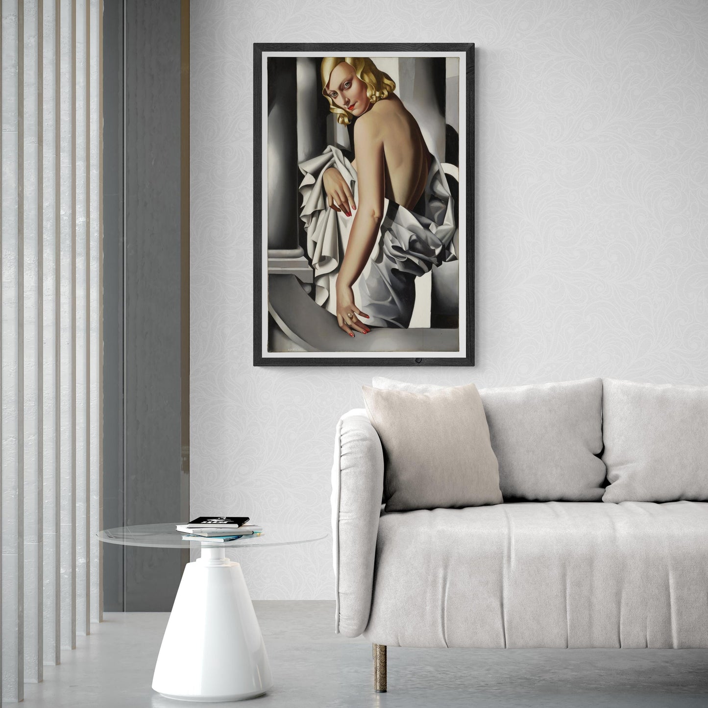 Tamara de Lempicka - Portrait of Marjorie Ferry (1932) | Fine Art Print | Art Paper, Canvas & 3D Hand Finished Premium Texture Prin