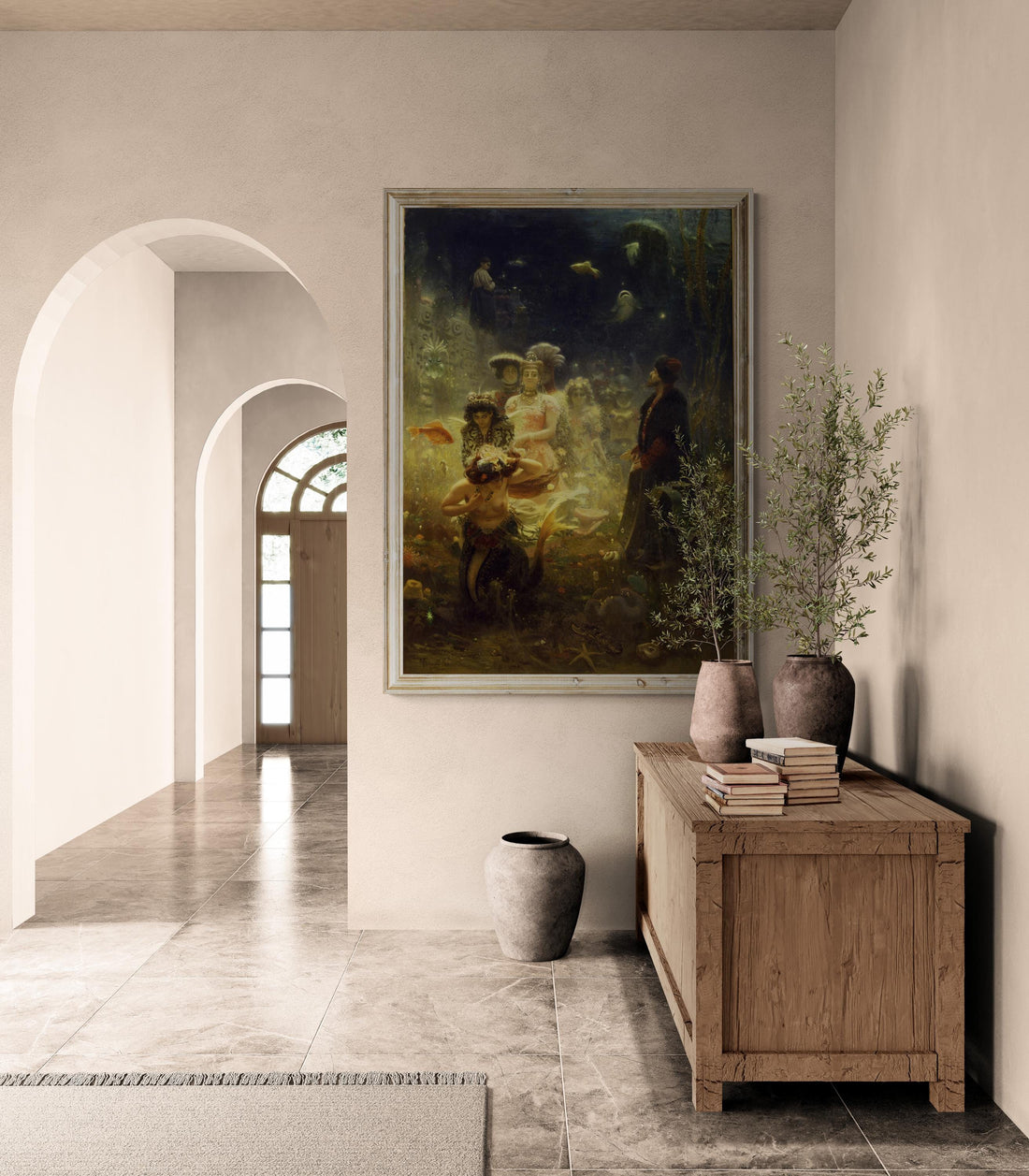 Ilya Repin - Sadko (1876) | Fine Art Print | Art Paper, Canvas & 3D Hand Finished Premium Texture Print FOSHE ART