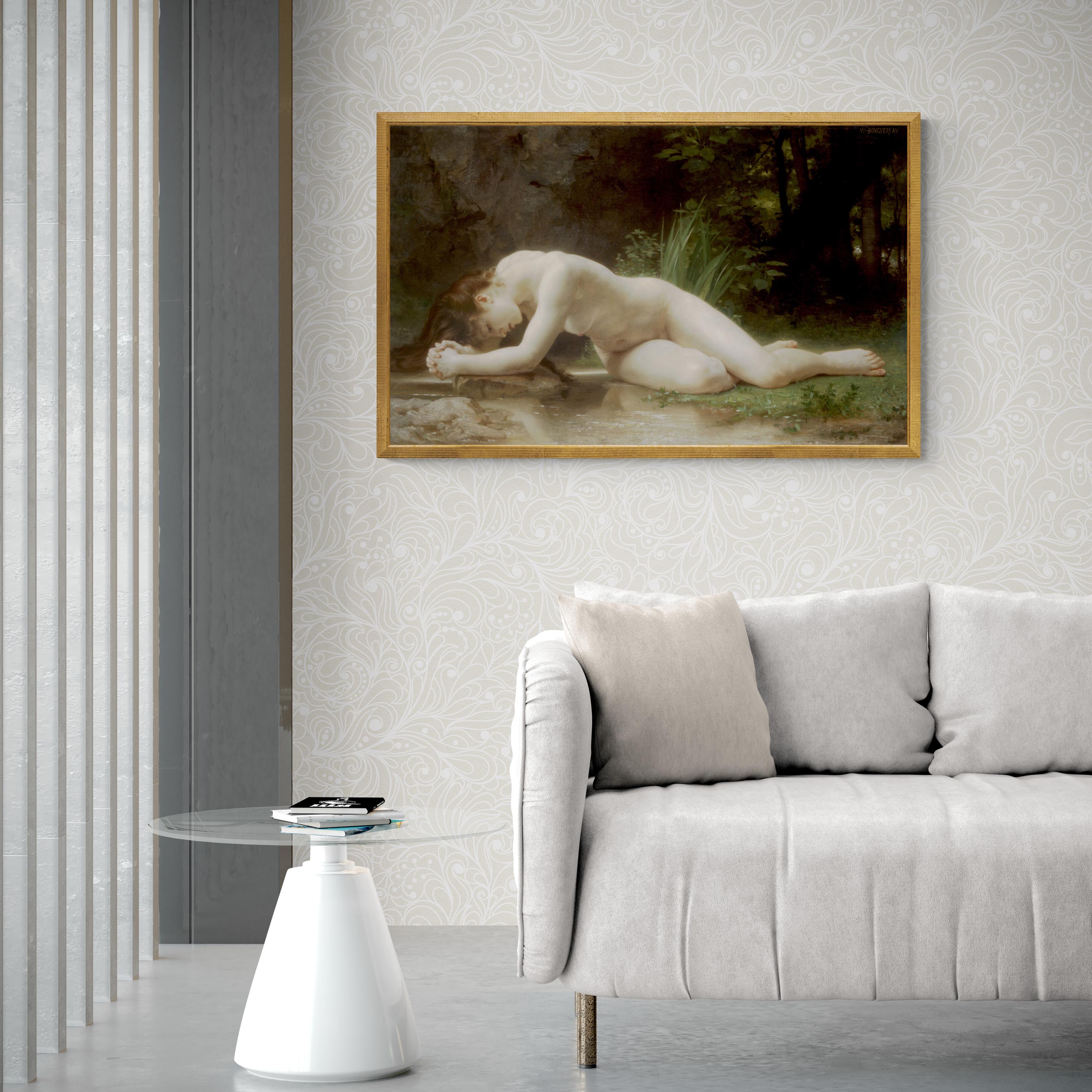 Timeless Beauty | William Bouguereau - Biblis (1884) | Fine Art Print | Art Paper, Canvas & 3D Hand Finished Premium Texture Print FOSHE ART