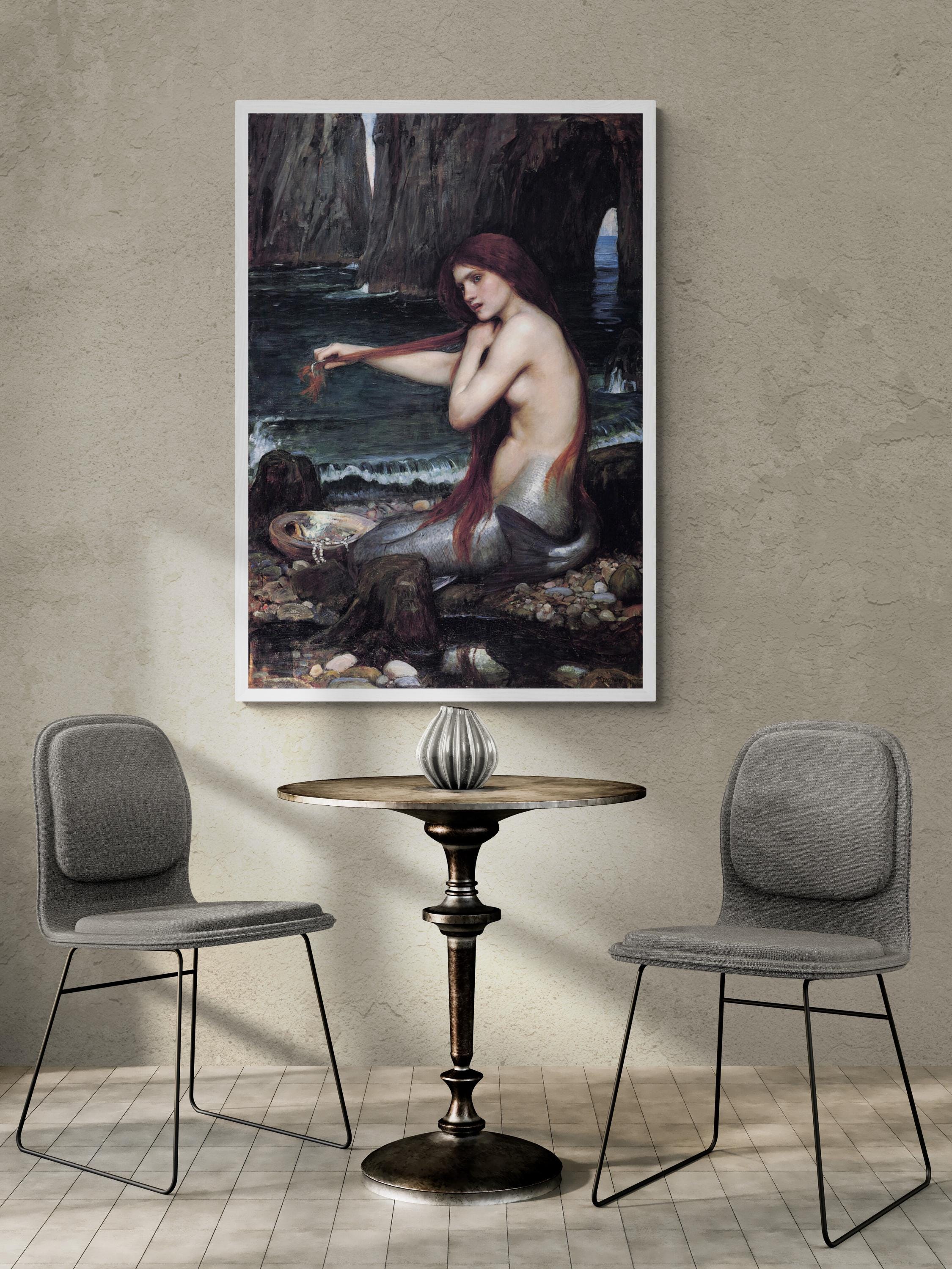 The Mermaid by Waterhouse | Giclée Art Print, Museum Quality FOSHE ART