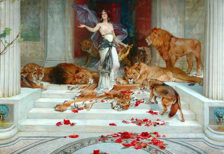 Circe” by Wright Barker - Premium Reproduction Art Print on Canvas & Art Paper or 3D texture Print