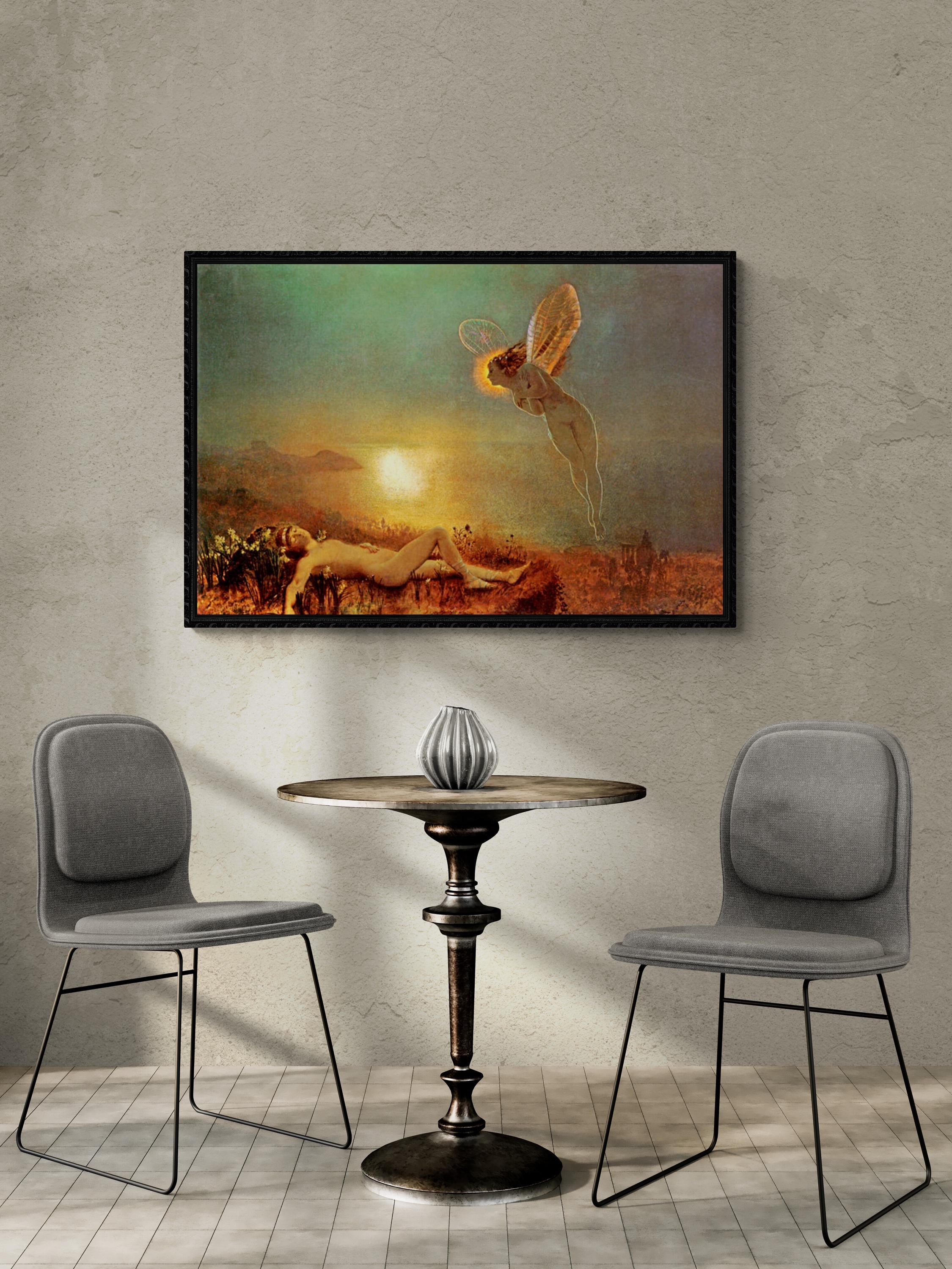 John Atkinson Grimshaw - Endymion on Mount Latmus (1879) | Fine Art Print | Art Paper, Canvas & 3D Hand Finished Premium Texture Print