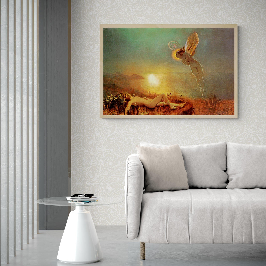 John Atkinson Grimshaw - Endymion on Mount Latmus (1879) | Fine Art Print | Art Paper, Canvas & 3D Hand Finished Premium Texture Print