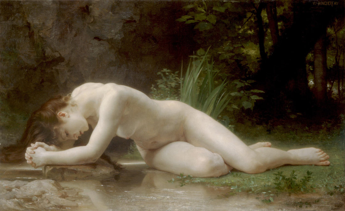 Timeless Beauty | William Bouguereau - Biblis (1884) | Fine Art Print | Art Paper, Canvas & 3D Hand Finished Premium Texture Print FOSHE ART