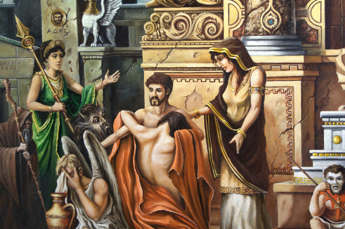 THE Judgment Day of APOLLO Fine Art Print from original painting, Modern Home decoration, Ancient Greece Art, Greek Mythology Print,