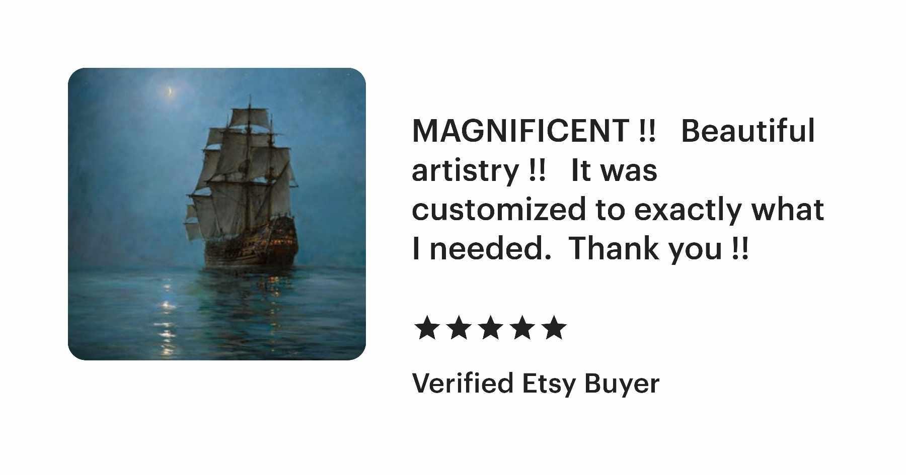 Montague Dawson Crescent Moon Sailing Ship Print, Maritime Art FOSHE ART