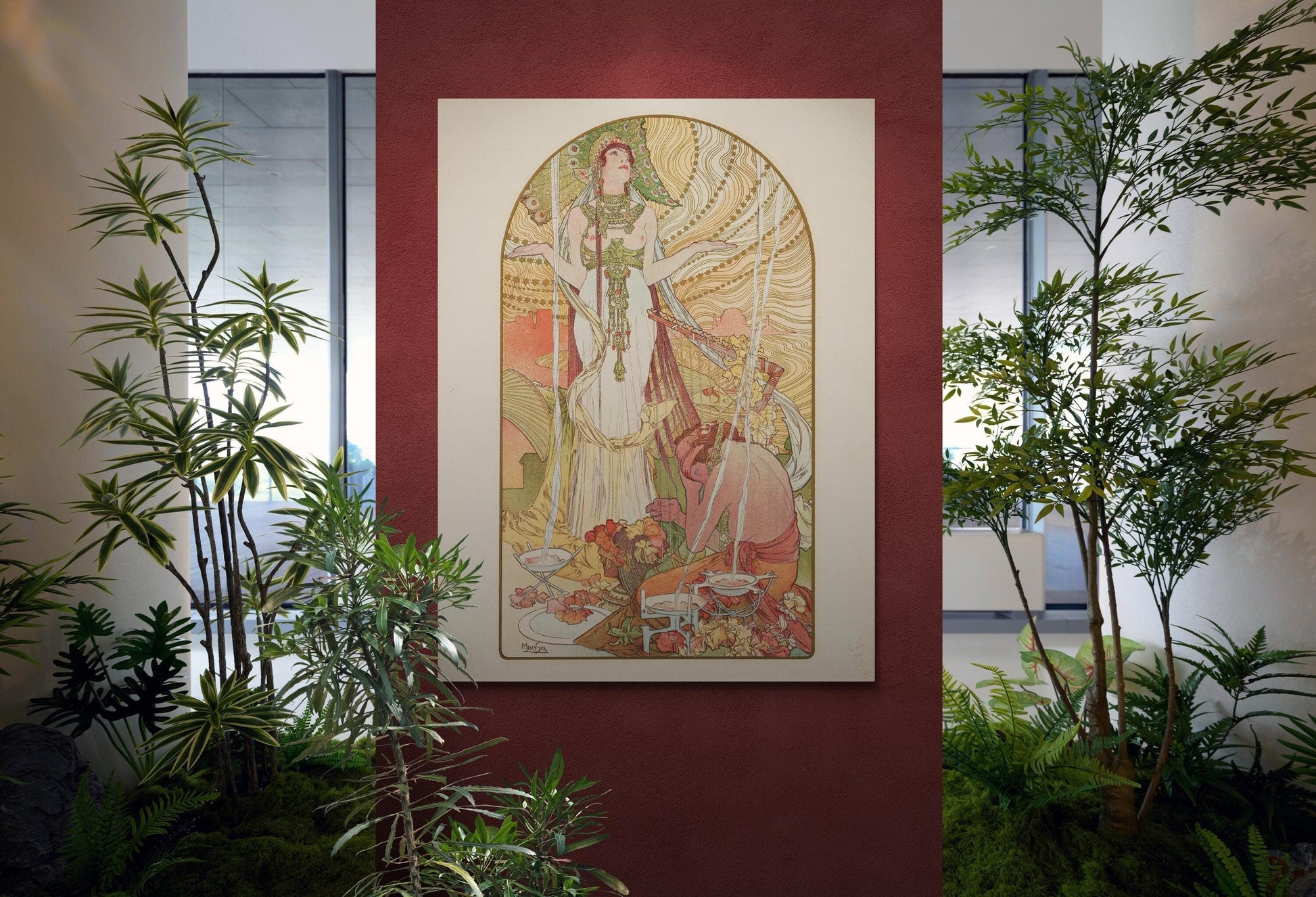 ALPHONSE MUCHA ARTS, Museum-Quality FineArt giclee print on Hahnemühle art paper or high quality poster, Alphonse Mucha printable poster FOSHE ART