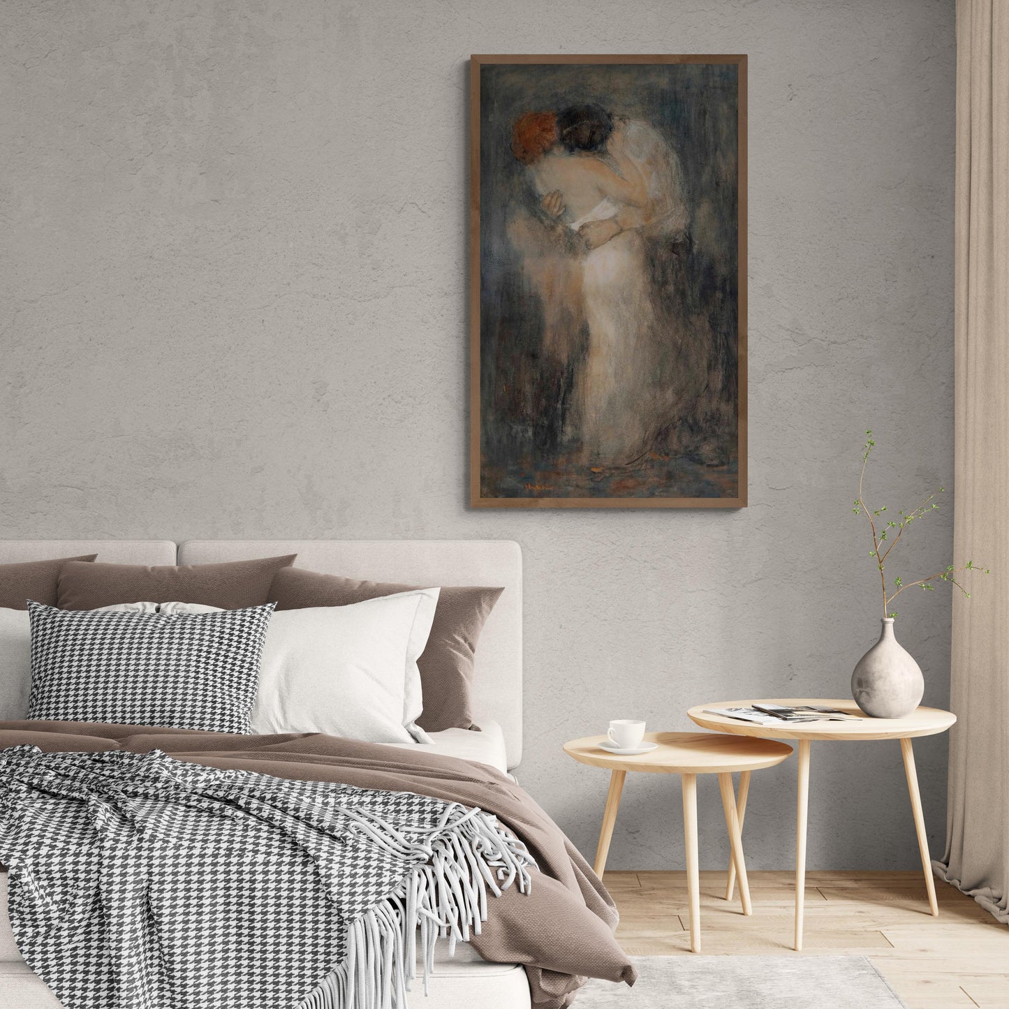 Passion by Floris Arntzenius Love Couple Hug Romantic Artwork, Museum-Quality FineArt giclee print Hahnemühle on art paper or quality poster FOSHE ART