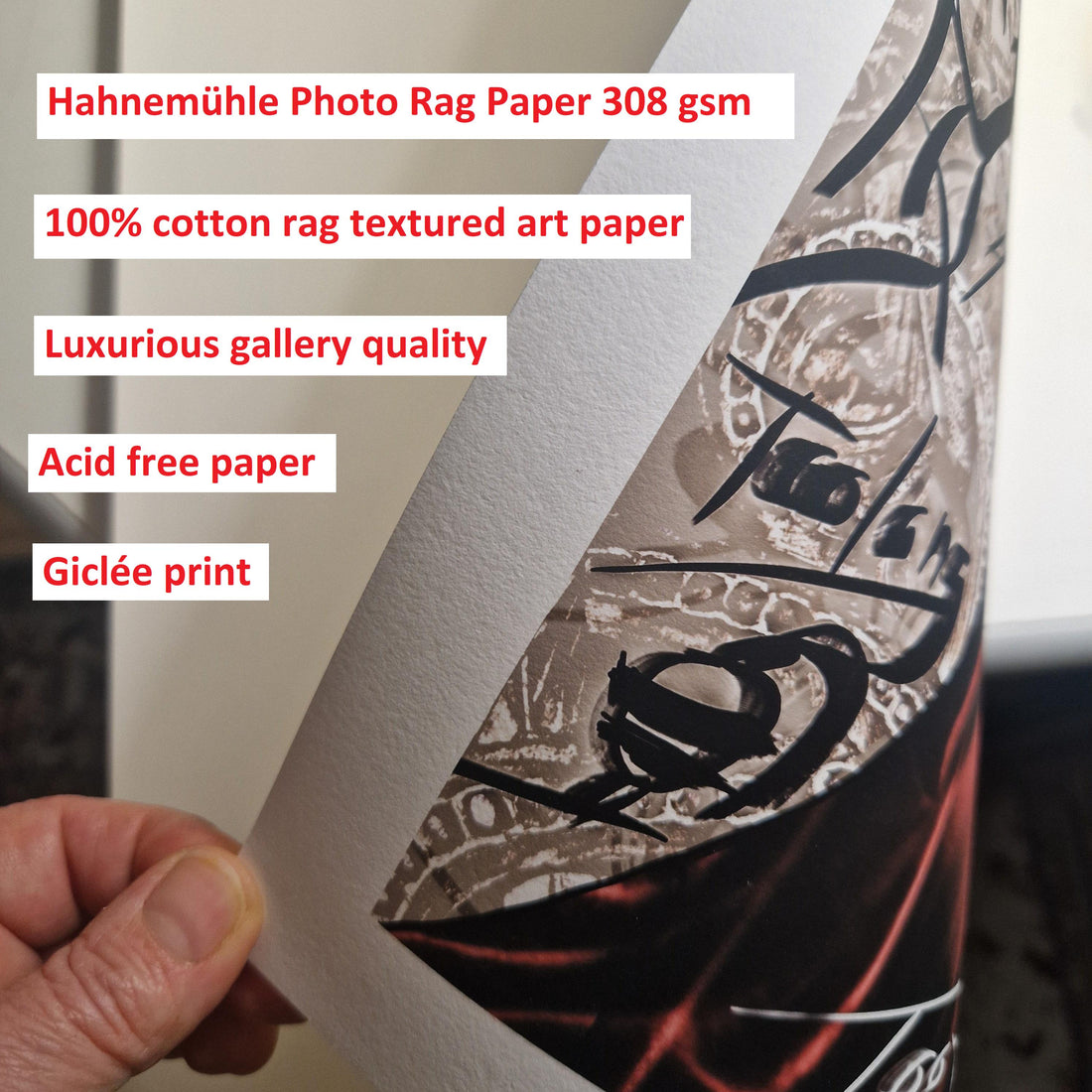 Frida Kahlo Viva La Vida, Fineart Print, Exhibition print Art Paper, Heavyweight Canvas & 3D Hand Finished Premium Texture Print or Poster