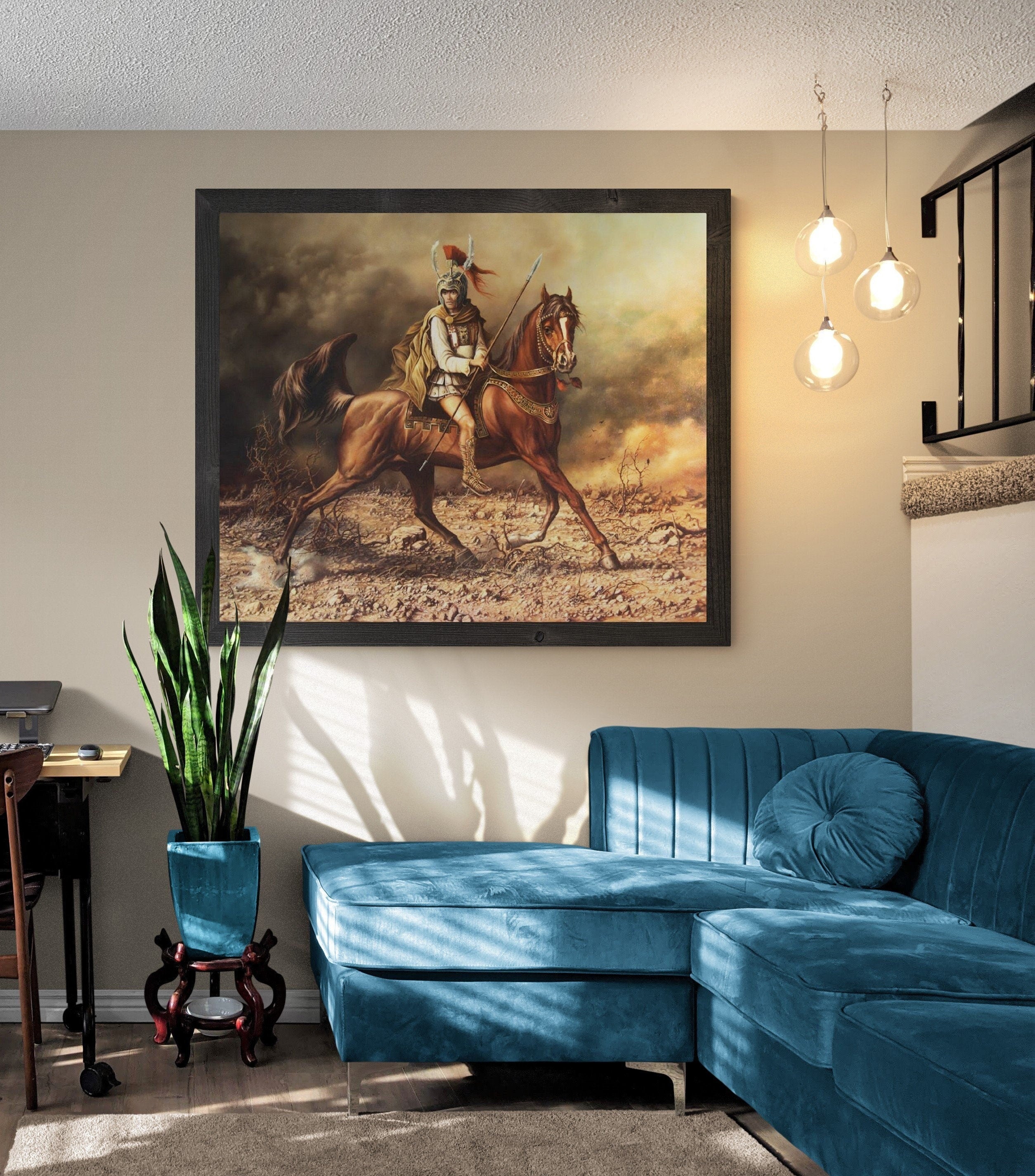 Alexander the Great, Ancient Greece , fine art reproduction print, Art decor, Heavyweight paper / real art canvas, 3D Hand Finished Premium Print, Poster Art, Canvas Wall Art, New House Gift, House warming painting