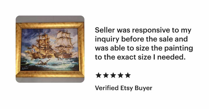 Epic Battle of Trafalgar | Giclée Canvas Print of original oil painting | HMS Victory | Tall ship decoration