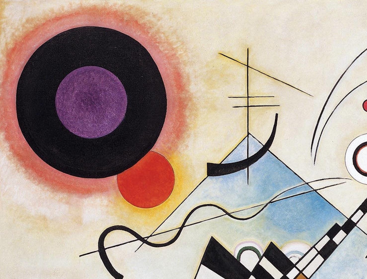 Wassily Kandinsky Composition VIII Giclee Print Reproduction Painting, Fineart print on Hahnemüle or museum quality poster,  Abstraction art