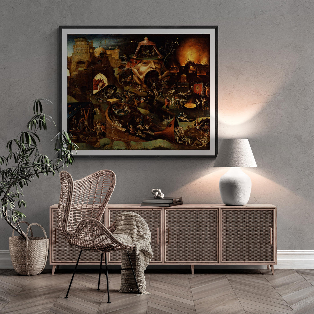 Christ in Limbo Giclée Print, Hieronymus Bosch Fine Art Reproduction FOSHE ART