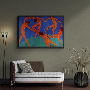 Dance II by Henri Matisse, 1932 Large wall arts, Heavyweight Canvas, 3D hand finish Premium Texture Print with brush strokes, Ready to Hang