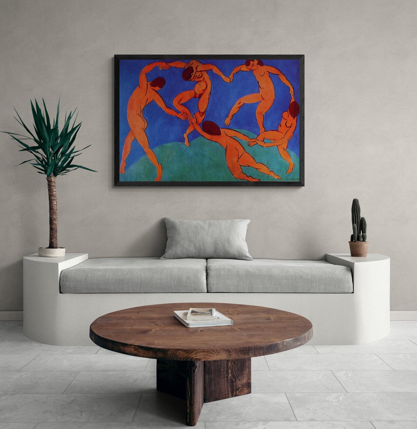 Dance II by Henri Matisse, 1932 Large wall arts, Heavyweight Canvas, 3D hand finish Premium Texture Print with brush strokes, Ready to Hang