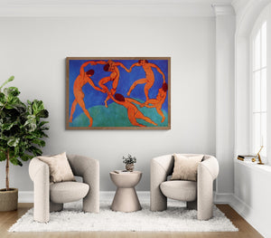 Dance II by Henri Matisse, 1932 Large wall arts, Heavyweight Canvas, 3D hand finish Premium Texture Print with brush strokes, Ready to Hang