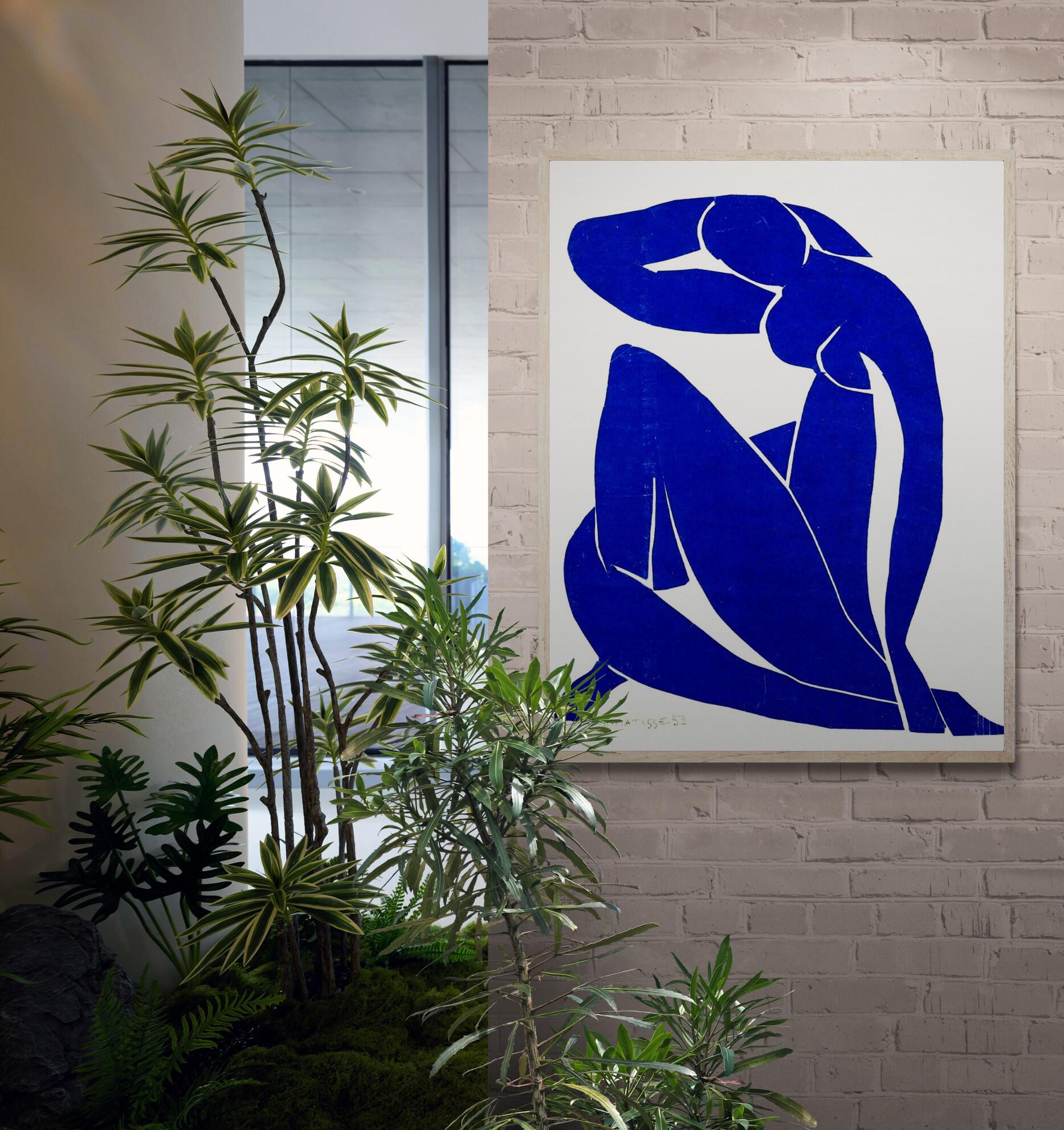 Henri Matisse Blue Nude 1952 Giclee Print Reproduction Painting, Heavyweight Fineart print on Hahnemühle art paper or museum quality poster