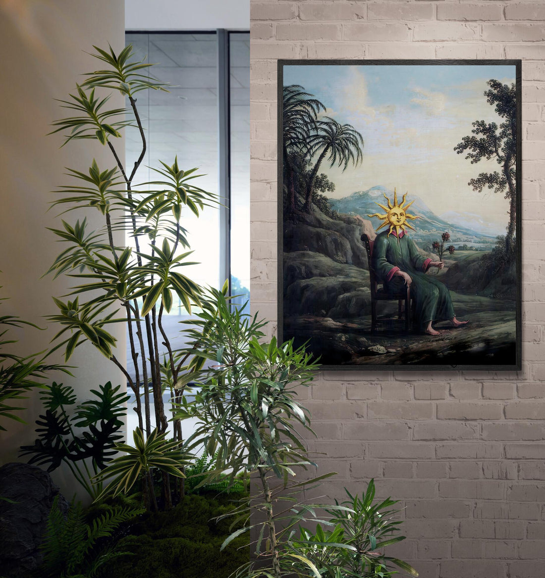 Alchemist Art Print with Floating Frame, Clavis Artis Giclee, Hand Finished 3D FOSHE ART