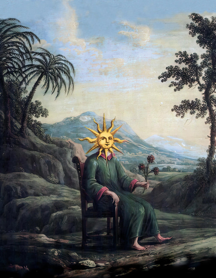Alchemist Art Print with Floating Frame, Clavis Artis Giclee, Hand Finished 3D FOSHE ART
