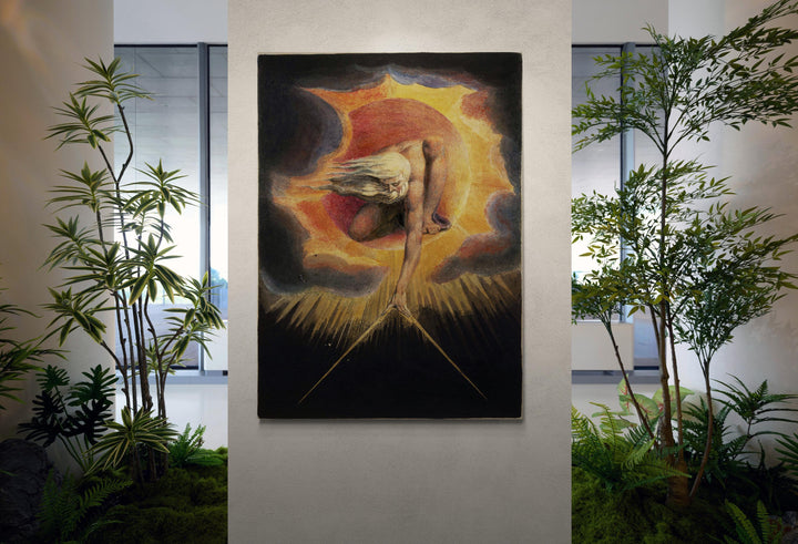 William Blake Art Print, Ancient of Days, Giclee Art Paper or Canvas FOSHE ART