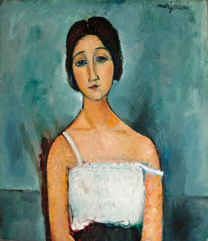 Christina by Amedeo Modigliani, Giclee Print Reproduction, Fineart Print, Exhibition print Art Paper on Hahnemüle or museum quality poster