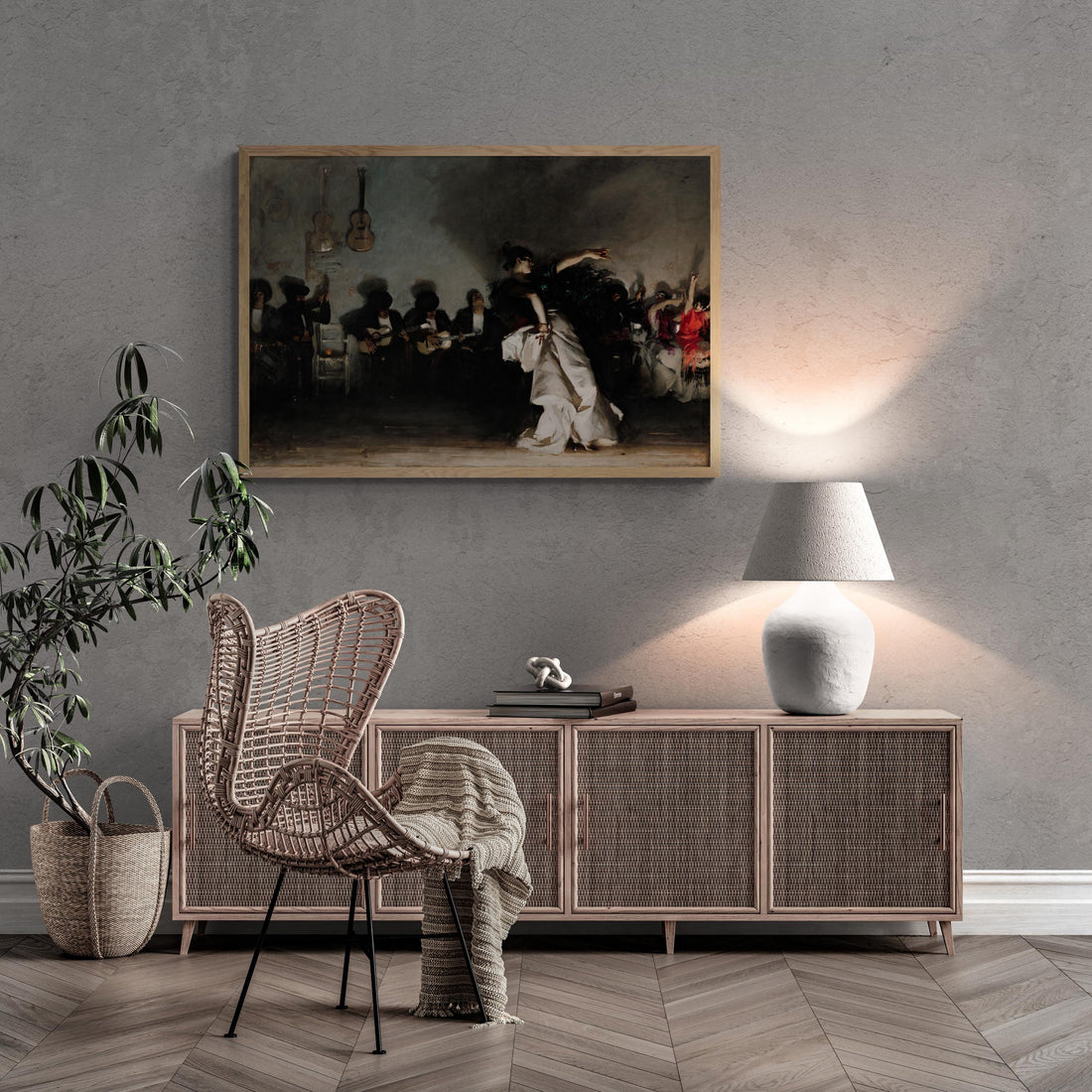 Spanish Dancer El Jaleo, John Singer Sargent Giclee Print Reproduction Painting, Heavyweight print on Fineart paper or museum quality poster FOSHE ART