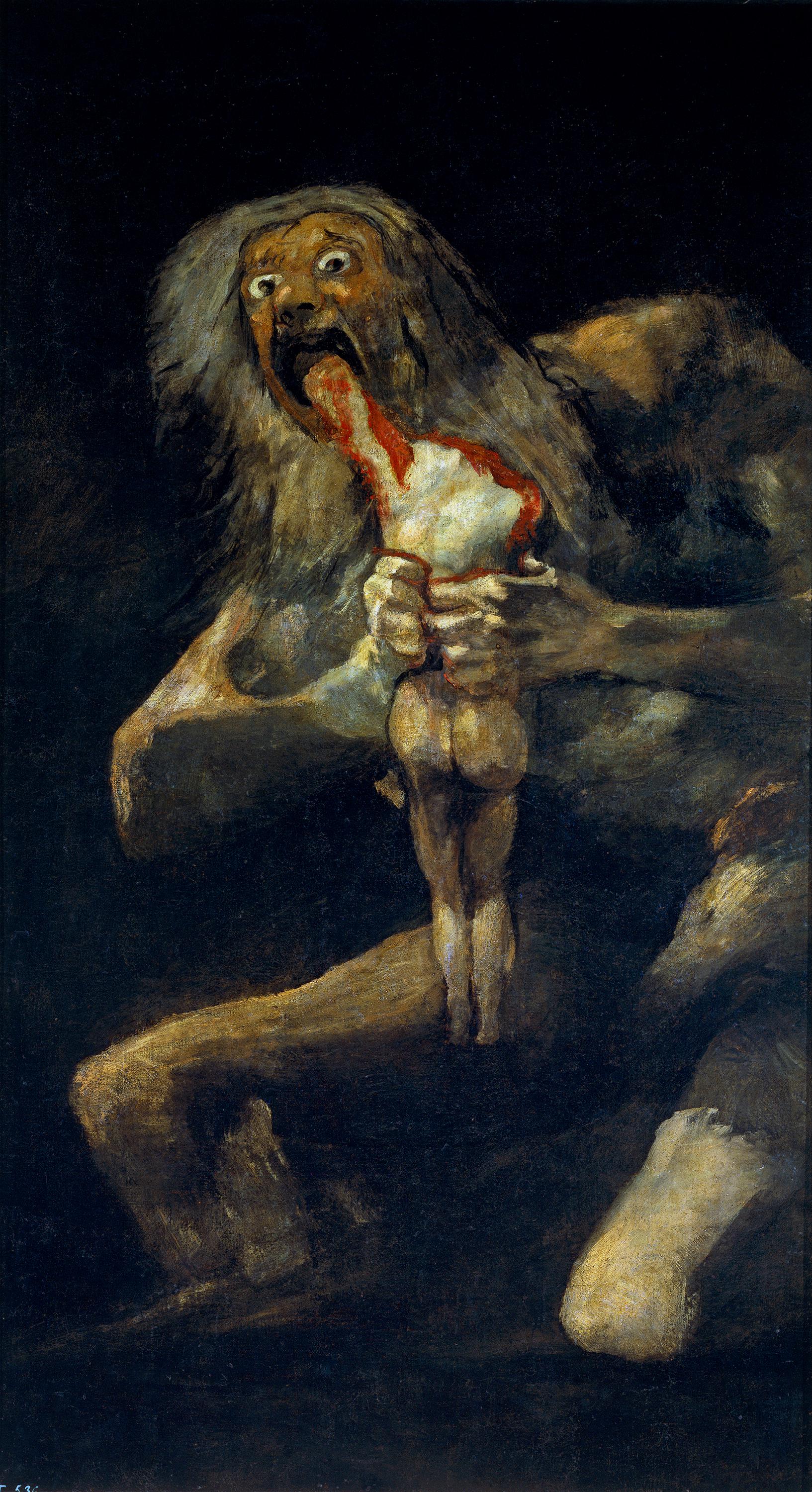 Goya Saturn Devouring Son Print | Fine Art Giclee Reproduction FOSHE ART