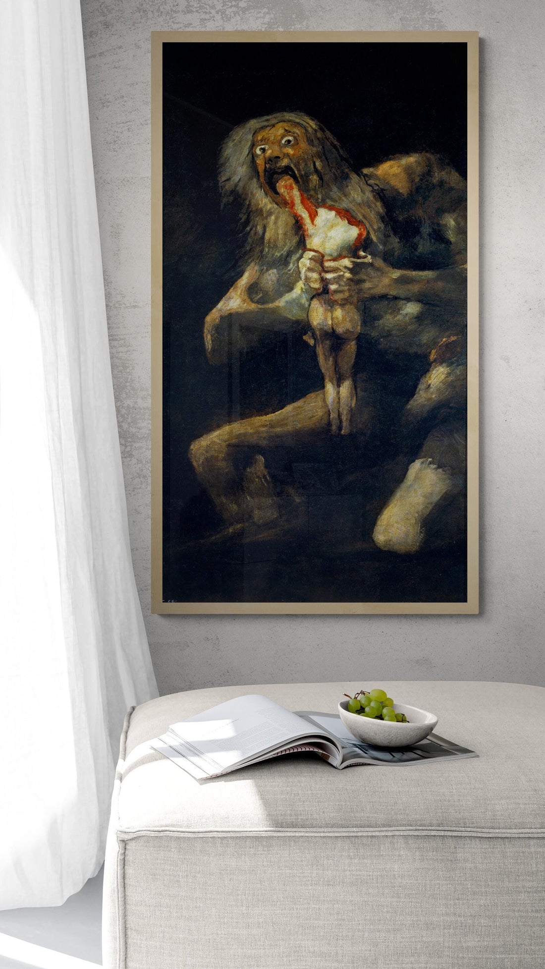 Goya Saturn Devouring Son Print | Fine Art Giclee Reproduction FOSHE ART